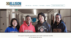Desktop Screenshot of ellison-foundation.org